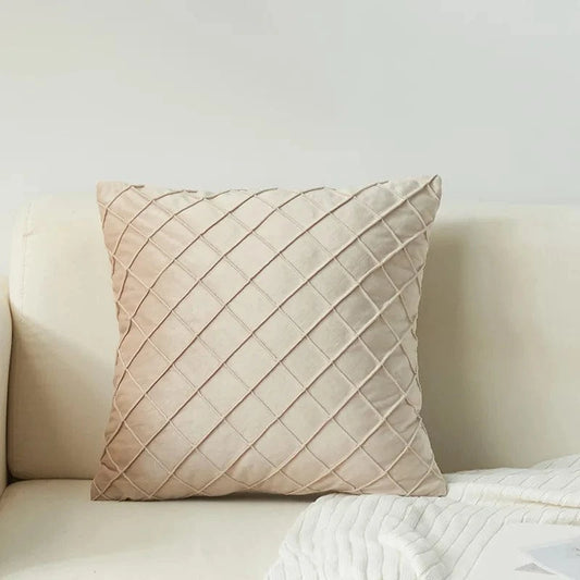 Housse de coussin 30x50 | Velours hollandais doux et design moderne pour un intérieur élégant Beige / 30x50cm