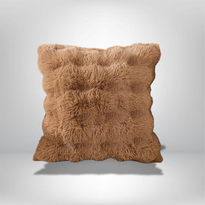 Housse Coussin Fourrure Automne