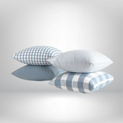 Housse Coussin Bleu Ciel