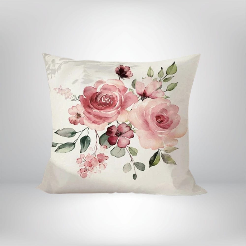 Housse Coussin Fleurs Élégante