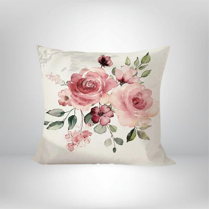 Housse Coussin Fleurs Élégante