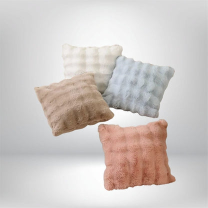 Housse Coussin Fourrure Douce